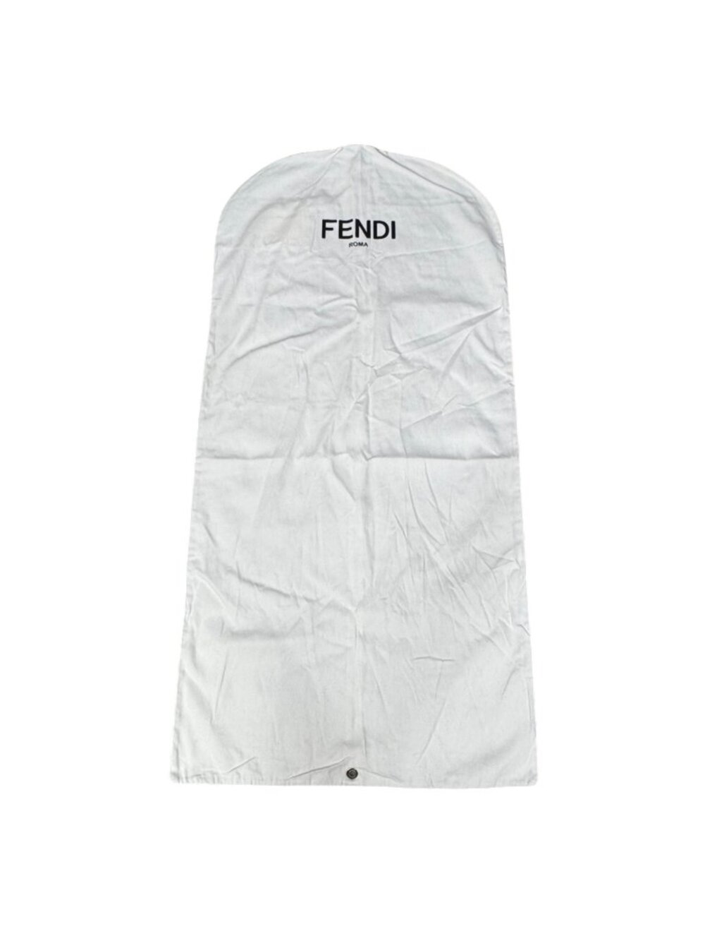 Fendi Garment Bag 54"x25.5" Snap Logo Print Travel Storage Suit Dress Authentic